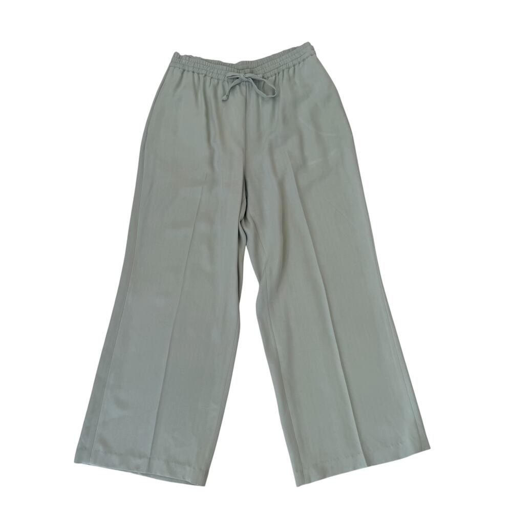 Vintage Tommy Bahama Light Sage Green Silk Pull On Pants - Medium